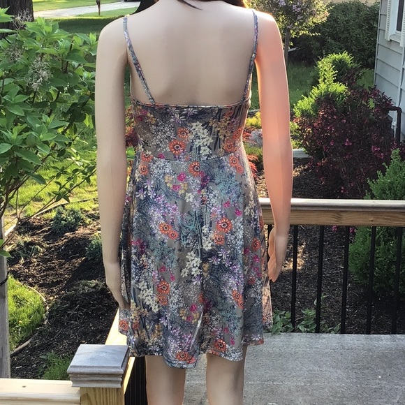 SAGE MULTI FLORAL SKATER DRESS - Picture 5 of 9